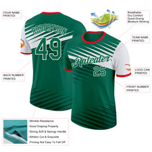Загрузить изображение в средство просмотра галереи, Custom Kelly Green White-Fire Red Mexico Performance T-Shirt