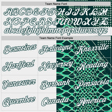 Laden Sie das Bild in den Galerie-Viewer, Custom Green White-Fire Red Mexico Snake Python Print Performance T-Shirt