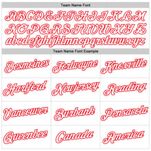 Laden Sie das Bild in den Galerie-Viewer, Custom White Fire Red Denmark Performance T-Shirt