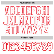 Laden Sie das Bild in den Galerie-Viewer, Custom White Fire Red Denmark Performance T-Shirt