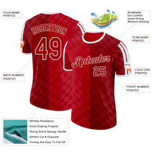 Загрузить изображение в средство просмотра галереи, Custom Red White Denmark Performance T-Shirt