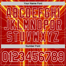 Load image into Gallery viewer, Custom Red White-Yellow North Macedonia Performance T-Shirt