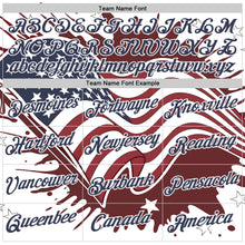 Laden Sie das Bild in den Galerie-Viewer, Custom White Blue-Red USA Flag Star Performance T-Shirt