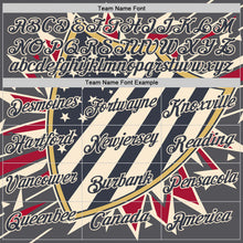 Charger l'image dans la galerie, Custom Blue Red-Cream American Star Performance T-Shirt