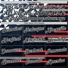 Charger l'image dans la galerie, Custom Blue Black Red-White American Abstract Geometric Shape Line Performance T-Shirt