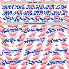 Laden Sie das Bild in den Galerie-Viewer, Custom White Thunder Blue-Red Paraguay Geometric Shape Performance T-Shirt