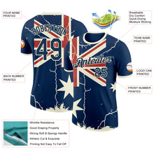 Charger l'image dans la galerie, Custom Blue Navy Red-White Australian Flag Southern Cross Performance T-Shirt