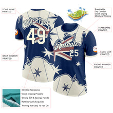 Load image into Gallery viewer, Custom Blue White-Red Australian Flag Southern Cross Performance T-Shirt