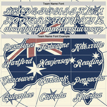 Load image into Gallery viewer, Custom Blue White-Red Australian Flag Southern Cross Performance T-Shirt