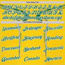 Laden Sie das Bild in den Galerie-Viewer, Custom Yellow Green-White Australian Performance T-Shirt