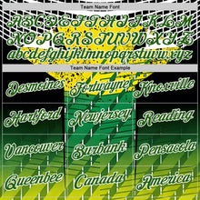 Load image into Gallery viewer, Custom Green Yellow Black-White Australian Performance T-Shirt