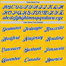 Laden Sie das Bild in den Galerie-Viewer, Custom Yellow Royal Red-White Romania Performance T-Shirt