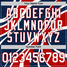 Load image into Gallery viewer, Custom Blue White-Red USA Flag Performance T-Shirt