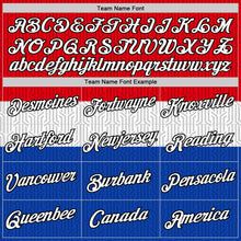 Load image into Gallery viewer, Custom Red White Blue-Black Netherlands Line Performance T-Shirt