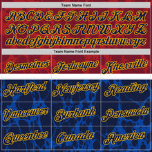 Laden Sie das Bild in den Galerie-Viewer, Custom Red Navy Blue Black Gold-White Netherlands Splash Performance T-Shirt