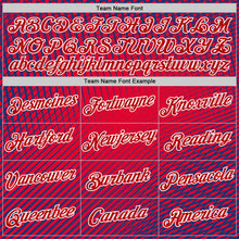 Load image into Gallery viewer, Custom Red Blue-White Netherlands Line Splash Performance T-Shirt