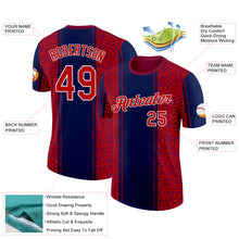 Laden Sie das Bild in den Galerie-Viewer, Custom Red Blue-White Netherlands Line Splash Performance T-Shirt