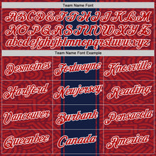 Laden Sie das Bild in den Galerie-Viewer, Custom Red Blue-White Netherlands Line Splash Performance T-Shirt