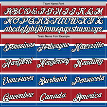 Load image into Gallery viewer, Custom Red White Blue-Black Netherlands Line Splash Performance T-Shirt