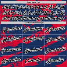 Laden Sie das Bild in den Galerie-Viewer, Custom Red Black Blue-White Netherlands Splash Performance T-Shirt