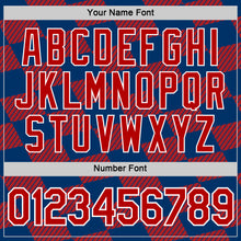 Laden Sie das Bild in den Galerie-Viewer, Custom Red Blue-White Netherlands Line And Geometric Shapes Performance T-Shirt