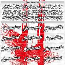 Laden Sie das Bild in den Galerie-Viewer, Custom White Red Gray-Black Tunisia Eagle Performance T-Shirt