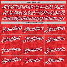 Laden Sie das Bild in den Galerie-Viewer, Custom Red Crimson-White Canada Geometric Shape Performance T-Shirt