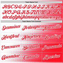 Laden Sie das Bild in den Galerie-Viewer, Custom White Red Canada Round Performance T-Shirt