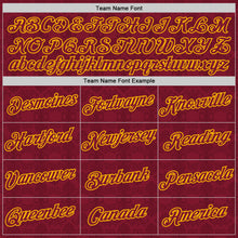 Загрузить изображение в средство просмотра галереи, Custom Crimson Gold Italy Subtle Performance T-Shirt