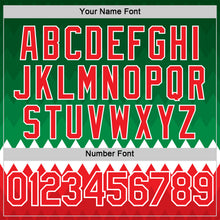 Charger l'image dans la galerie, Custom Green Red-White Italy Geometric Shape Performance T-Shirt