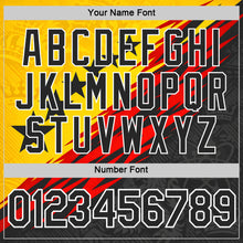 Load image into Gallery viewer, Custom Red Black Yellow-White Belgium Performance T-Shirt