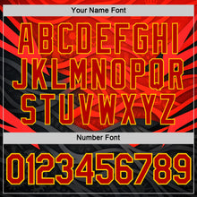 Загрузить изображение в средство просмотра галереи, Custom Red Black-Yellow Belgium Performance T-Shirt