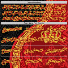 Load image into Gallery viewer, Custom Red Black-Yellow Belgium Performance T-Shirt