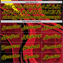 Laden Sie das Bild in den Galerie-Viewer, Custom Red Black-Yellow Belgium Performance T-Shirt