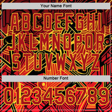 Загрузить изображение в средство просмотра галереи, Custom Black Red-Yellow Belgium Abstract Performance T-Shirt