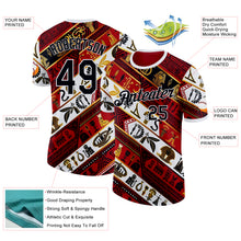 Load image into Gallery viewer, Custom White Black Red-Gold Egypt Performance T-Shirt