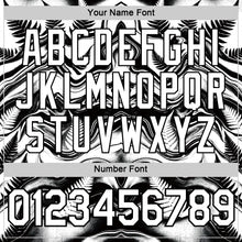 Load image into Gallery viewer, Custom Black White New Zealand Silver Fern Performance T-Shirt