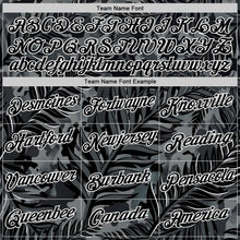 Load image into Gallery viewer, Custom Black White New Zealand Silver Fern Performance T-Shirt