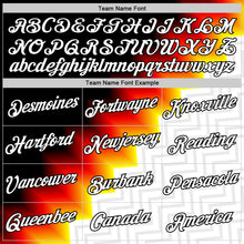 Load image into Gallery viewer, Custom Black White Red-Yellow Germany Gradient Performance T-Shirt