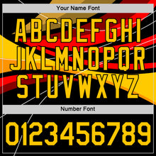 Charger l'image dans la galerie, Custom Black Yellow-Red Germany Line Performance T-Shirt