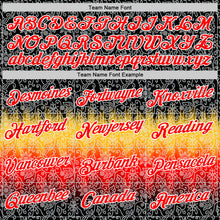 Загрузить изображение в средство просмотра галереи, Custom Black Fire Red Yellow-White Germany Flower Performance T-Shirt