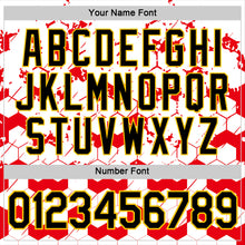 Load image into Gallery viewer, Custom White Black Red-Yellow Germany Abstract Geometric Performance T-Shirt