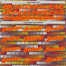 Charger l'image dans la galerie, Custom Brown Fire Red-Yellow Germany Geometric Performance T-Shirt