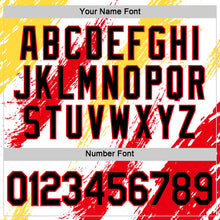 Laden Sie das Bild in den Galerie-Viewer, Custom White Black Fire Red-Yellow Germany Splash Performance T-Shirt