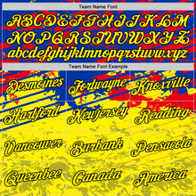 Загрузить изображение в средство просмотра галереи, Custom Blue Light Yellow Red-Black Ecuador Splash Performance T-Shirt