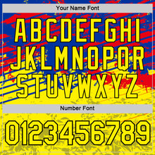 Загрузить изображение в средство просмотра галереи, Custom Blue Light Yellow Red-Black Ecuador Splash Performance T-Shirt