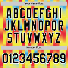 Загрузить изображение в средство просмотра галереи, Custom Yellow Black Red Blue-White Ecuador Stripe Performance T-Shirt