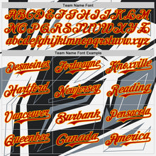 Load image into Gallery viewer, Custom Black Red Gold White-Gray 3D Pattern Design Car Racing Formula Auto Motorsport Authentic Baseball Jersey