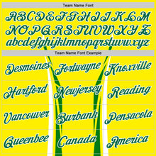 Загрузить изображение в средство просмотра галереи, Custom Yellow Kelly Green-White Brazil Line Performance T-Shirt