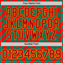 Load image into Gallery viewer, Custom Red Green-Gold Morocco Abstract Performance T-Shirt